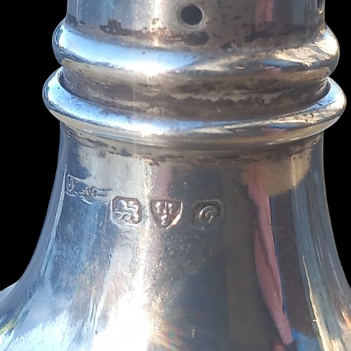 492 - A SILVER PEPPER POT