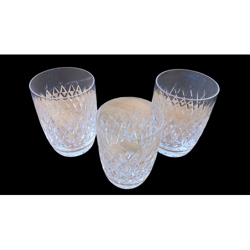 601 - A LOT OF 3 WATERFORD CRYSTAL GLASS