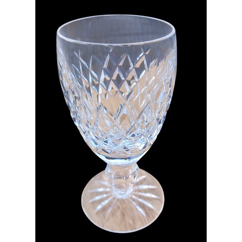 616 - A SET OF 6 BEAUTIFUL WATERFORD PORT GLASS