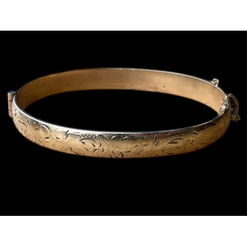 483 - 1/5TH 9CT GOLD BANGLE