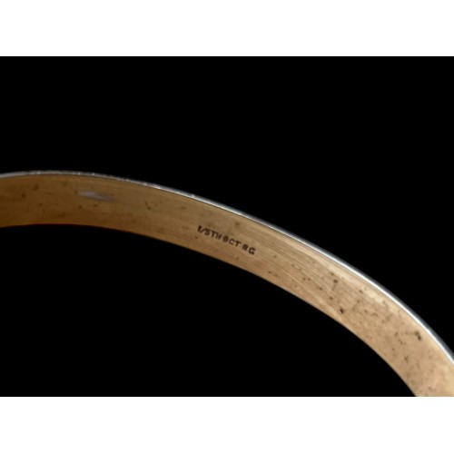 483 - 1/5TH 9CT GOLD BANGLE