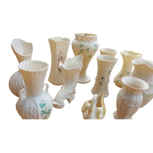 658 - COLLECTION OF BELLEEK