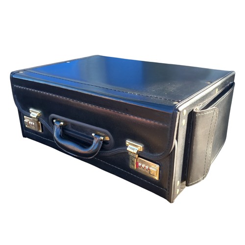 51 - A LEATHER BRIEFCASE