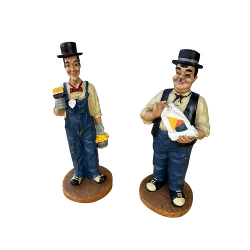 56 - A PAIR OF BOXED LAURELL AND HARDY FIGURES