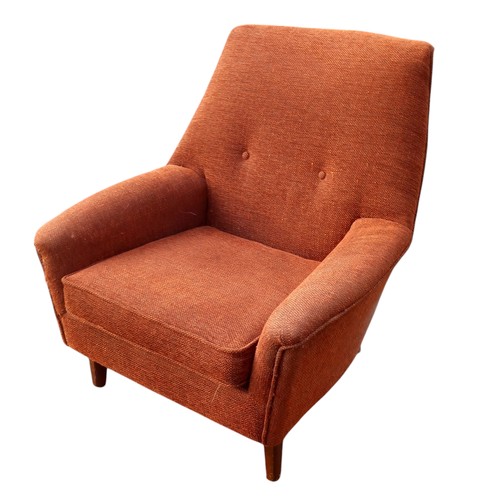 114 - A VINTAGE ARMCHAIR