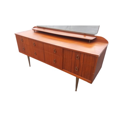 172 - A RETRO TEAK DRESSING TABLE