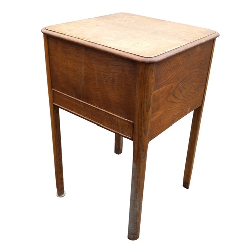 192 - A VINTAGE SEWING TABLE