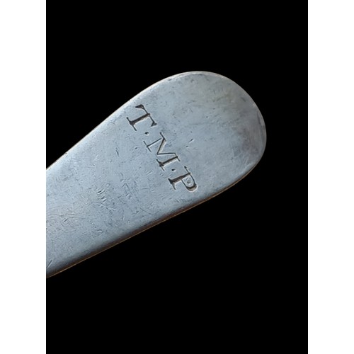 220 - GEORGIAN SILVER TEASPOON 14.7G