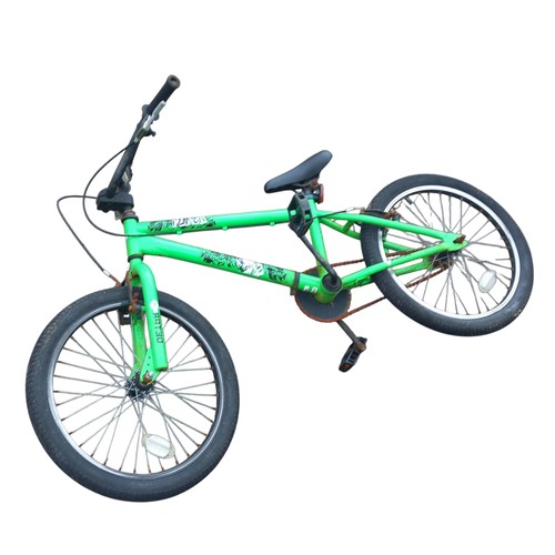 80 - A BOYS BMX GREEN BIKE