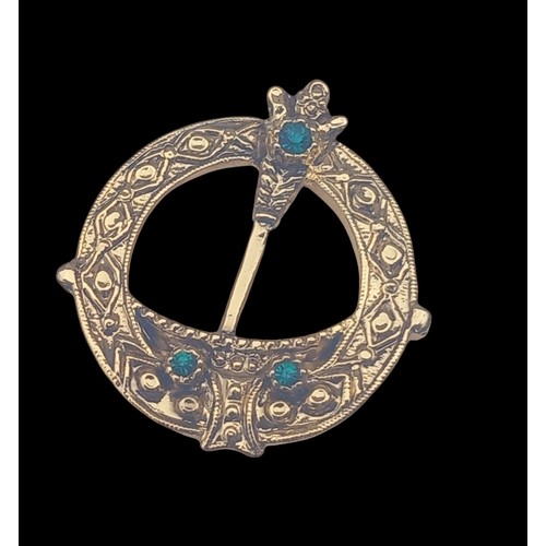 155 - 3 BOXED CELTIC BROOCH