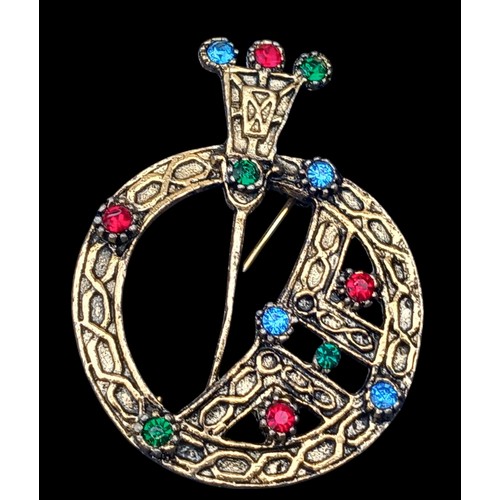 155 - 3 BOXED CELTIC BROOCH