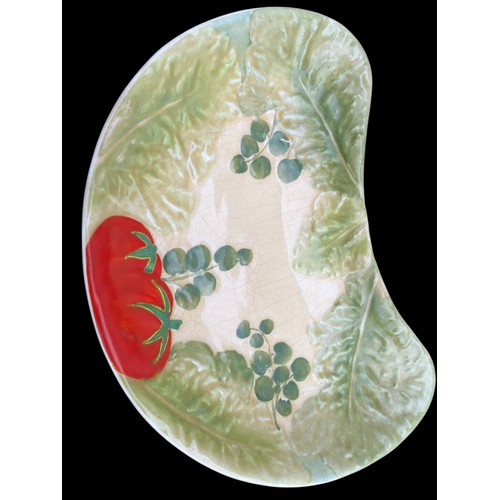 353 - 6 MINTON TOMATO SIDE PLATES