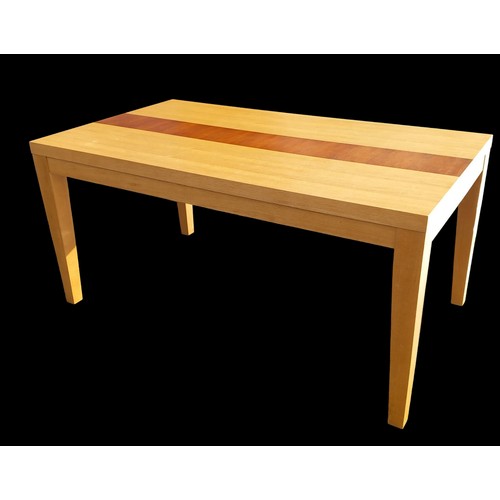 713 - OAK DINING TABLE