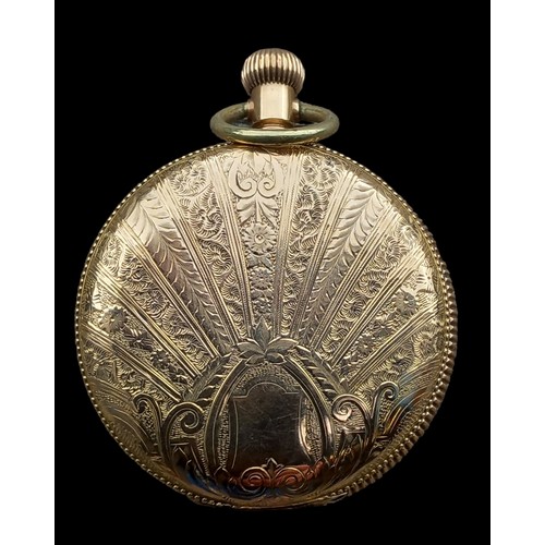 272 - ELGIN GOLD PLATED POCKET WATCH