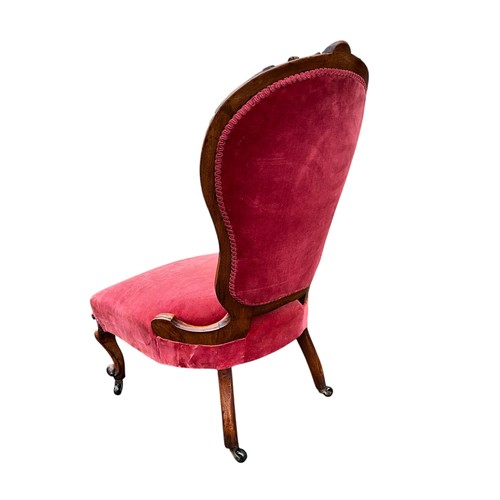 305 - MAHOGANY FRAMED SPOONBACK CHAIR