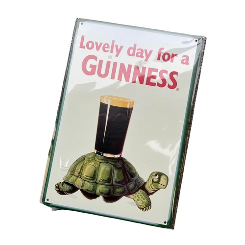 708 - 3 TIN PLATE GUINNESS SIGNS