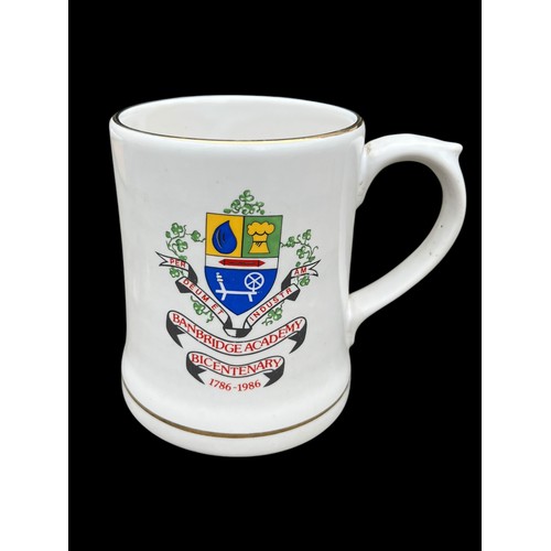 11 - A BANBRIDGE ACADAMY CENTENARY MUG BY WADE