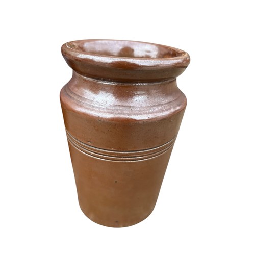 343 - A STONEWARE JAR & JUG TALLER 7