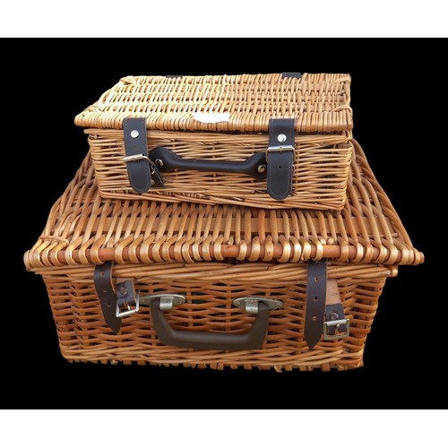 276 - 2 WICKER HAMPERS