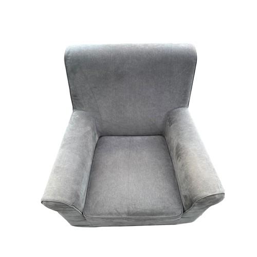 352 - A GREY OCCASIONAL CHAIR