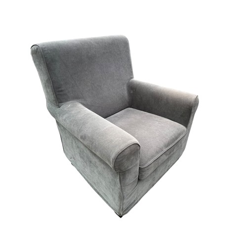 352 - A GREY OCCASIONAL CHAIR