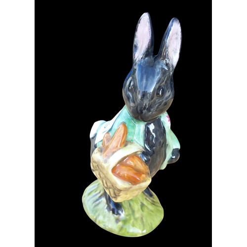 370 - ROYAL ALBERT BEATRIX POTTER LITTLE BLACK RABBIT FIGURINE 5