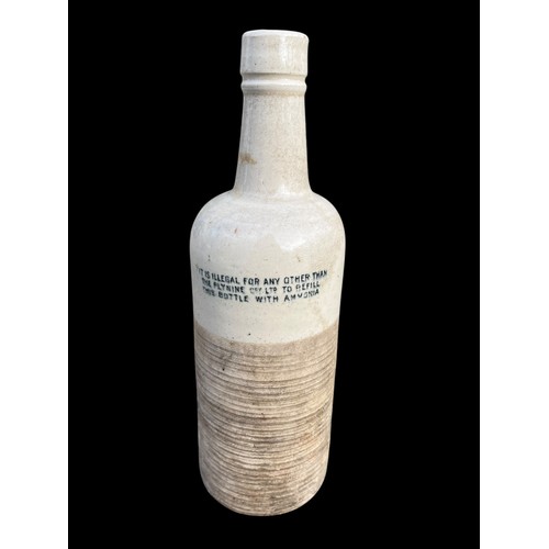 411 - A STONEWARE BOTTLE 10.5