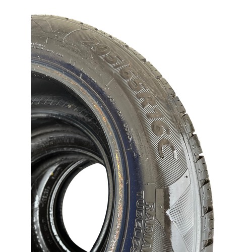 292 - 4 AS NEW TYRES FOR SMALL VAN 205/65/16