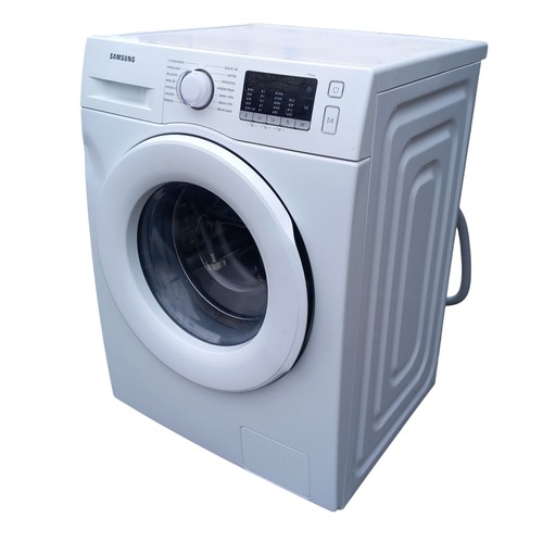 419 - A SAMSUNG DIGITAL WASHING MACHINE (DENT IN SIDE)