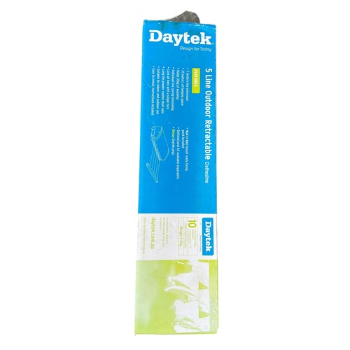 425 - DAYTEK 5 LINE OUTDOOR RETRACTABLE CLOTHSLINE