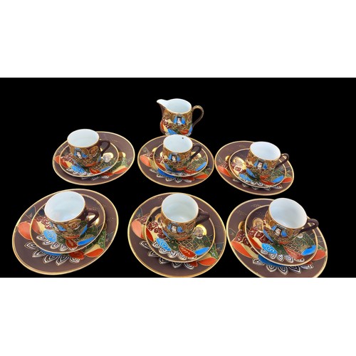 37 - 19 PIECE ORIENTAL TEA SERVICE
