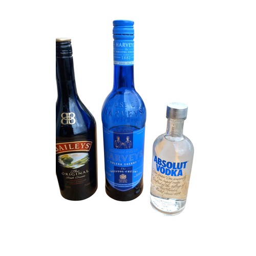 46 - 5 BOTTLES OF MIXED DRINK