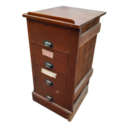 49 - VINTAGE FILING CHEST DRAWERS