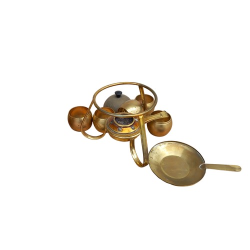 30A - BRASS JARDINAIRE AND OTHER BRASS ITEMS