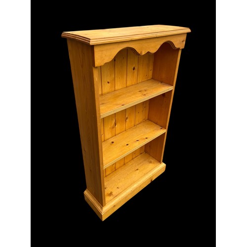 5 - A SET OF OPEN PINE SHELVING 24x41