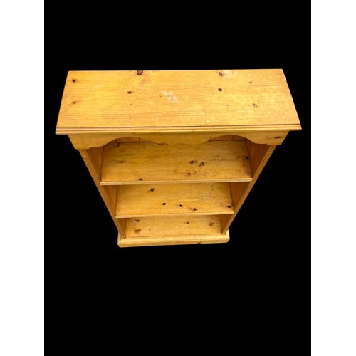 5 - A SET OF OPEN PINE SHELVING 24x41