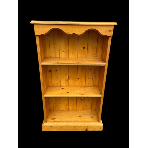 5 - A SET OF OPEN PINE SHELVING 24x41