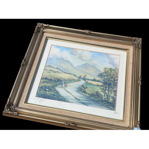 29 - 2 GILT FRAMED R.W.YOUNG PRINTS 15x13