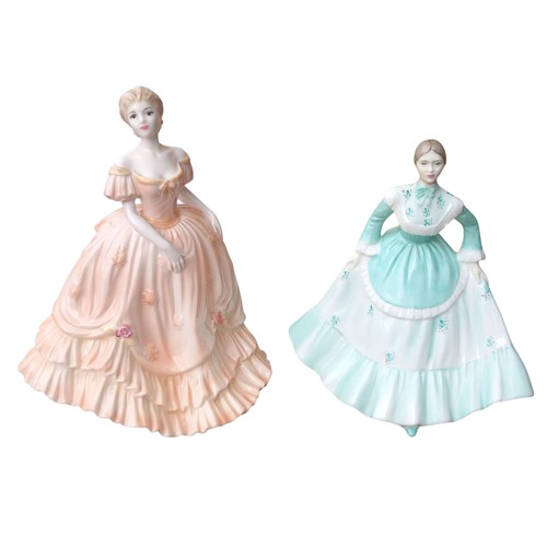 38 - COALPORT FIGURINE BEVERLY AND LOUISA