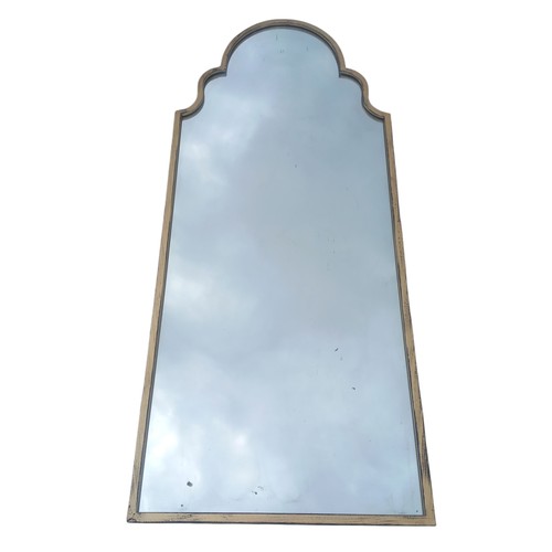 49 - GILT ARCHED MIRROR 59 x 24