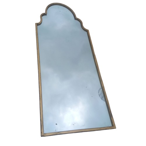 49 - GILT ARCHED MIRROR 59 x 24