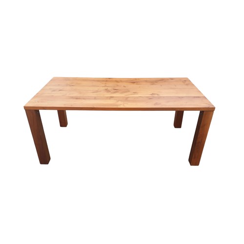 114 - DARK PINE DINING TABLE