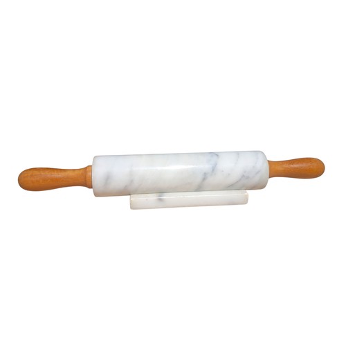 180A - A MARBLE ROLLING PIN AND MATCHING STAND