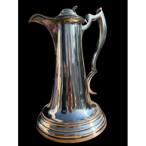 A SUPERB LARGE EARLY 19CT SILVER EWER 