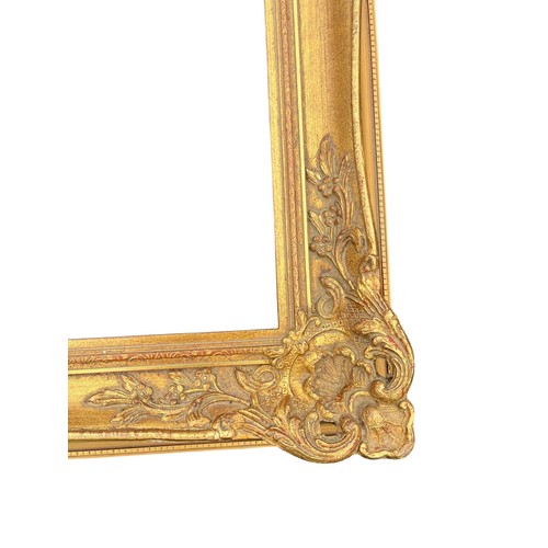 80 - A MOULDED GILT PICTURE FRAME 42x29