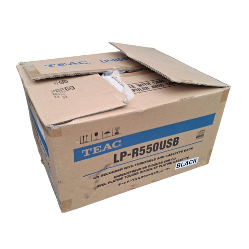 64 - A TEAC CD RECORDER WITH TURNTABLE AND CASETTE DECK NEW IN BOX