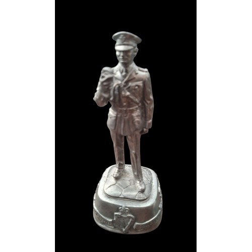 67 - 3 METAL POLICE FIGURINES 4.5