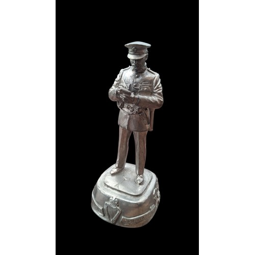 67 - 3 METAL POLICE FIGURINES 4.5