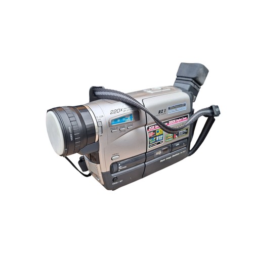 85 - A CASED PANOSONIC VIDEO CAMERA