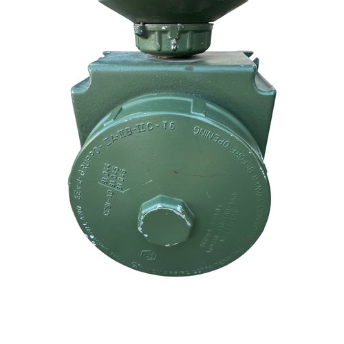 89 - A PAIR OF ITALIAN MILITARY EXPLOSION PROOF LIGHTS POSSIBLY UNDERGROUND BUNKER LIGHTS 30